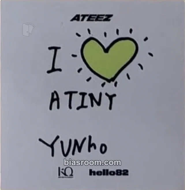 Yunho GOLDEN HOUR : Part.4 Photocard - ATEEZ - ATEEZ K-pop photocard