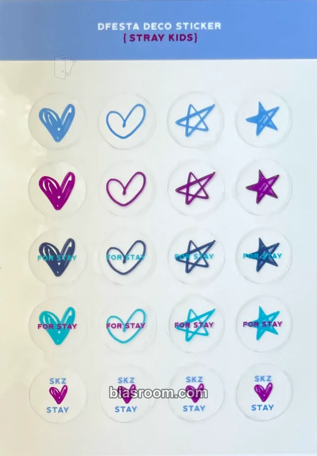 Stray Kids - Other photobook inclusion sticker sheet dicon deco set transparent/translucent