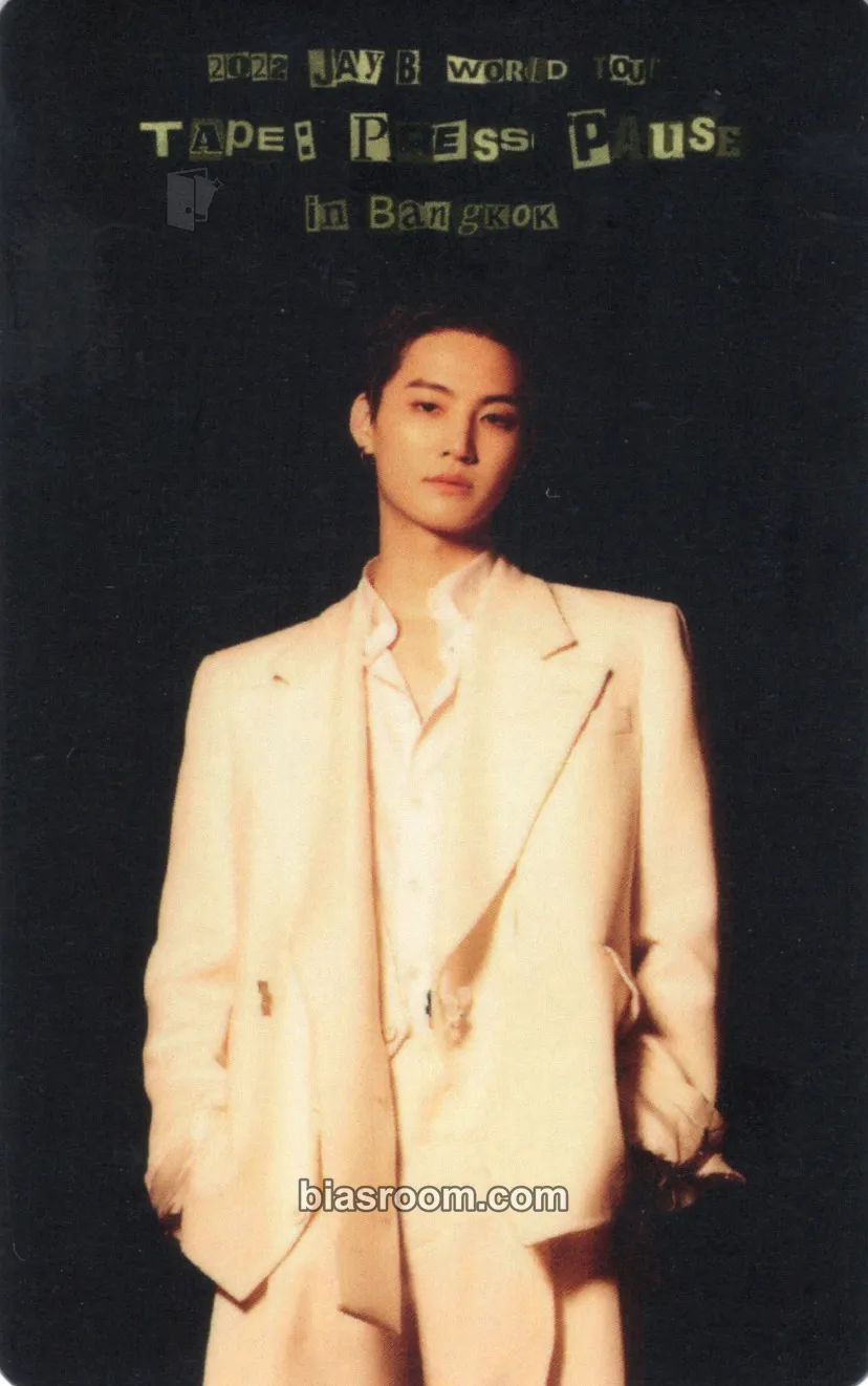 Jay B JAY B "Tape: Press Pause" World Tour Photocard - GOT7 - GOT7 K-pop photocard