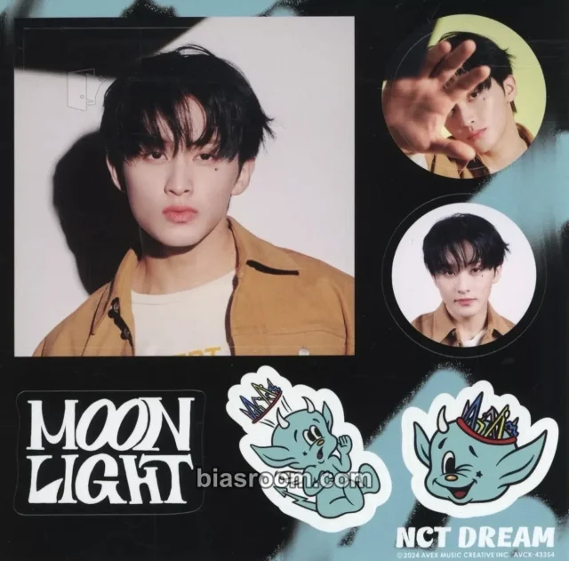 NCT DREAM - Mark - Moonlight Album sticker sheet album inclusion