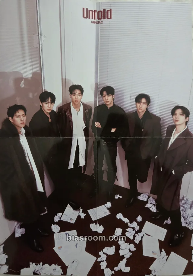 MONSTA X - Unfold Album album inclusion poster thirst version english album