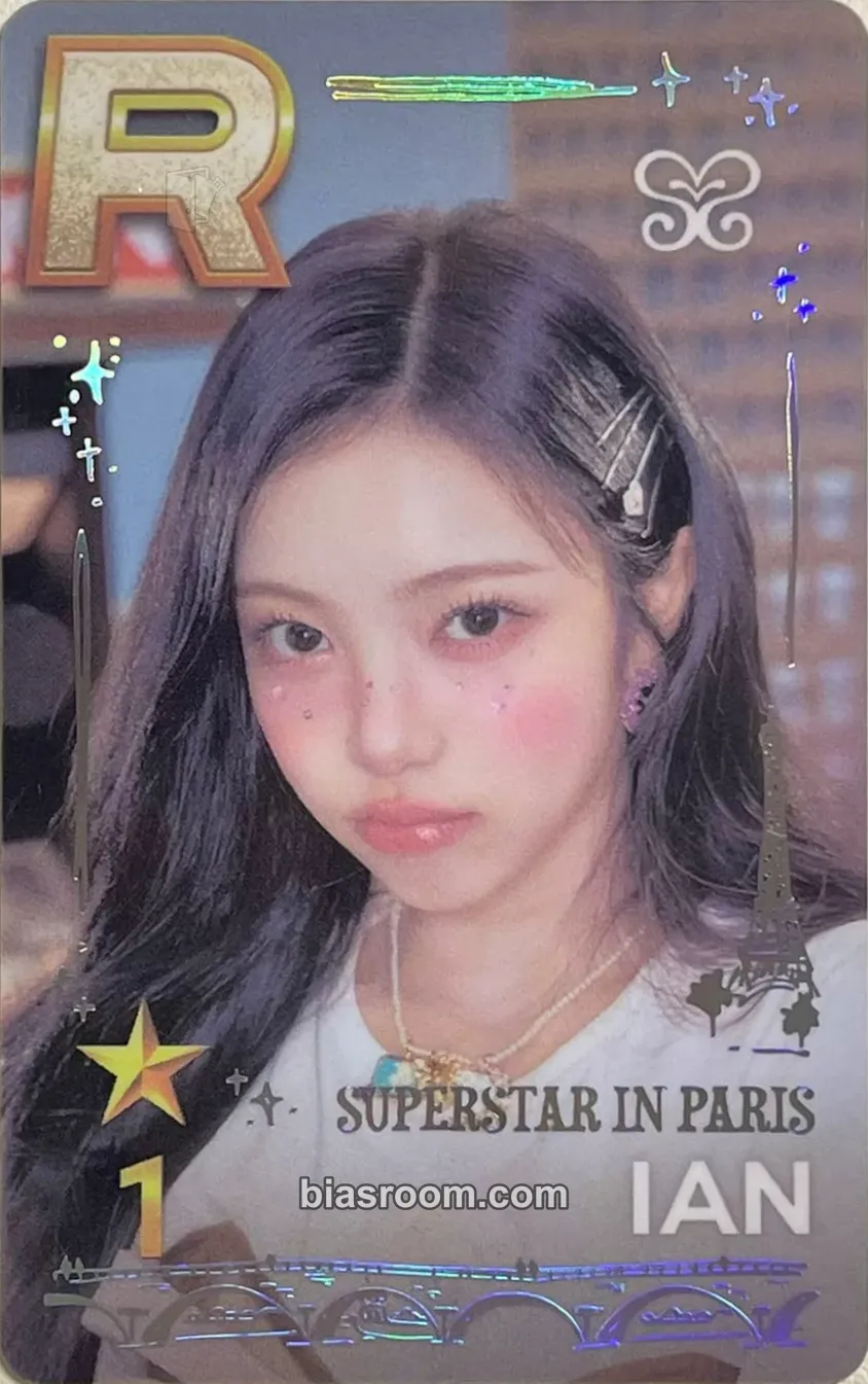 Ian Superstar Photocard - Hearts2Hearts - Hearts2Hearts K-pop photocard