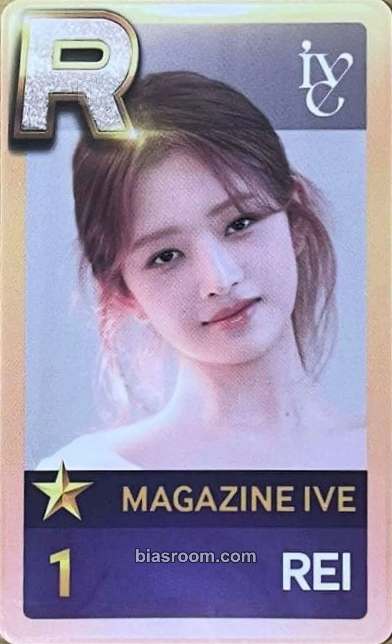 Rei SUPERSTAR STARSHIP Photocard - IVE - IVE K-pop photocard