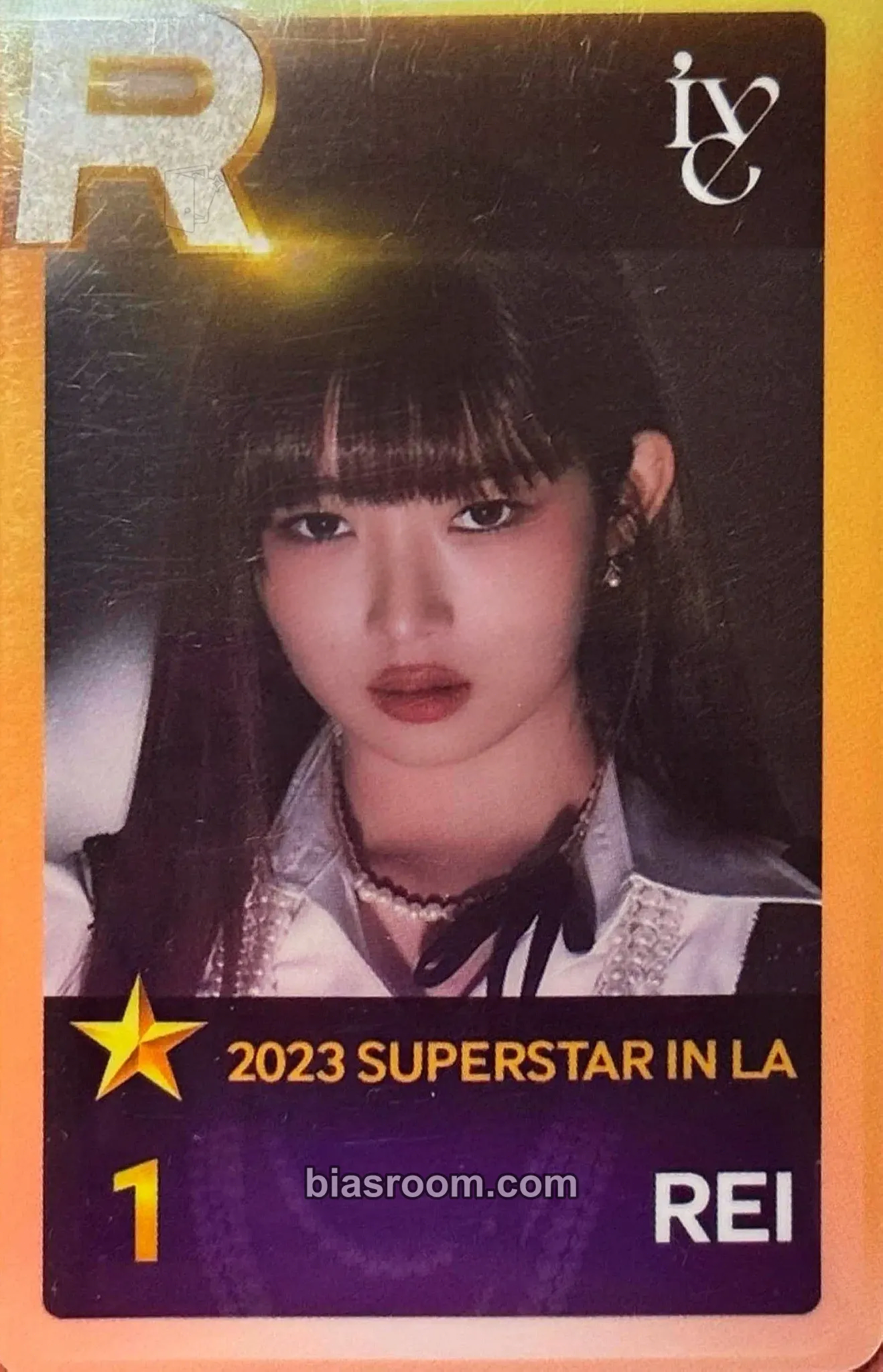 Rei SUPERSTAR STARSHIP Photocard - IVE - IVE K-pop photocard