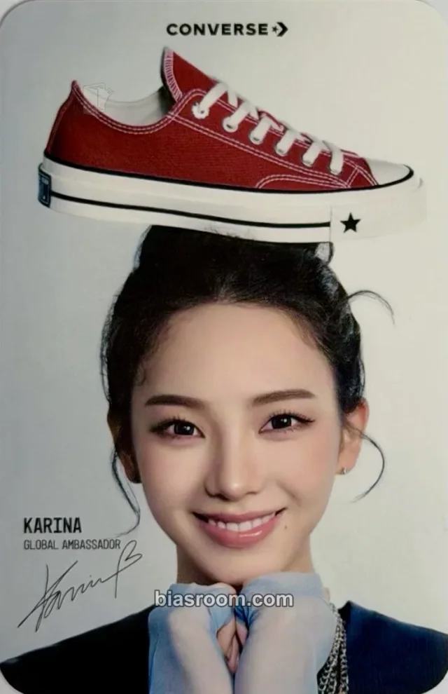 aespa - Karina - KARINA X Converse Other brand collaboration purchase benefit