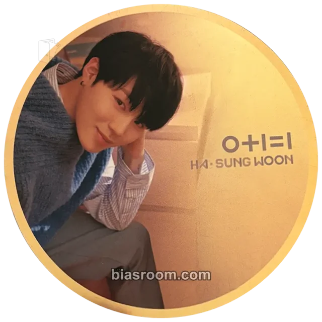 Wanna One - Ha Sung Woon - 0+1=1 (I Promise You) Album album inclusion mirror card