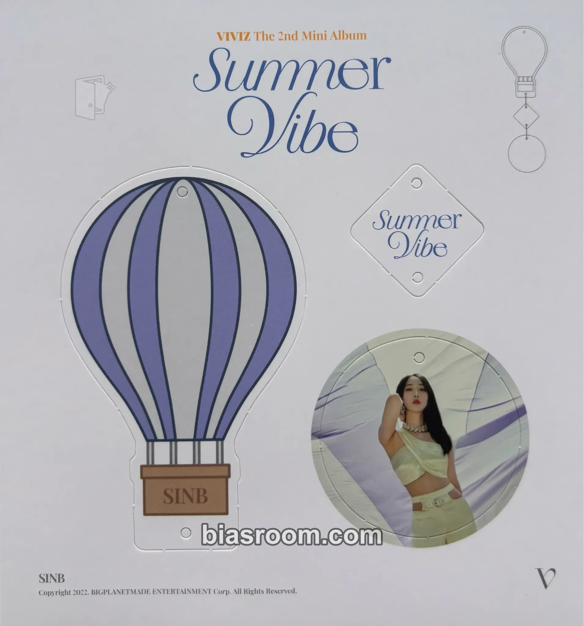SinB Summer Vibe Photocard - VIVIZ - VIVIZ K-pop photocard