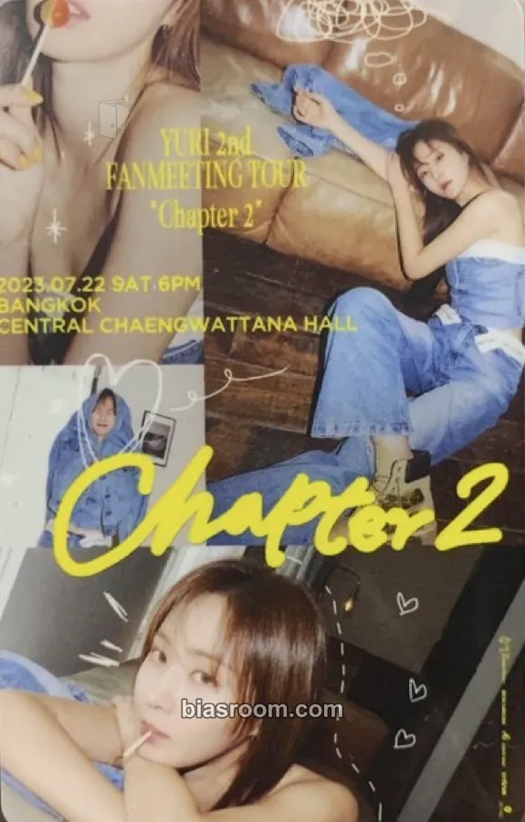 Yuri Yuri 2nd Fan Meeting Tour ‘Chapter 2’ Photocard - Girls' Generation - Girls' Generation K-pop photocard