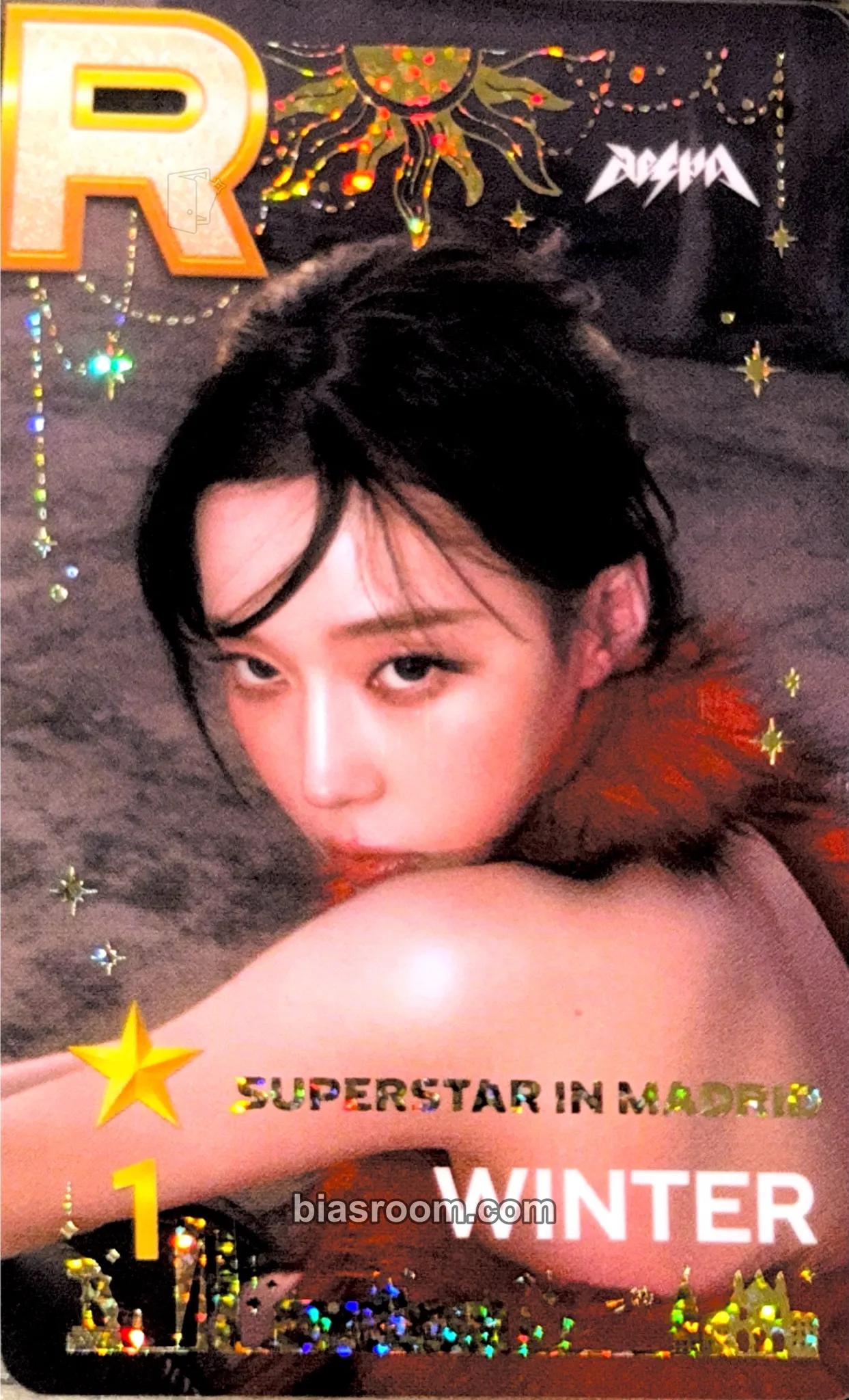 Winter SuperStar SMTown Pop-Ups Photocard - aespa - aespa K-pop photocard