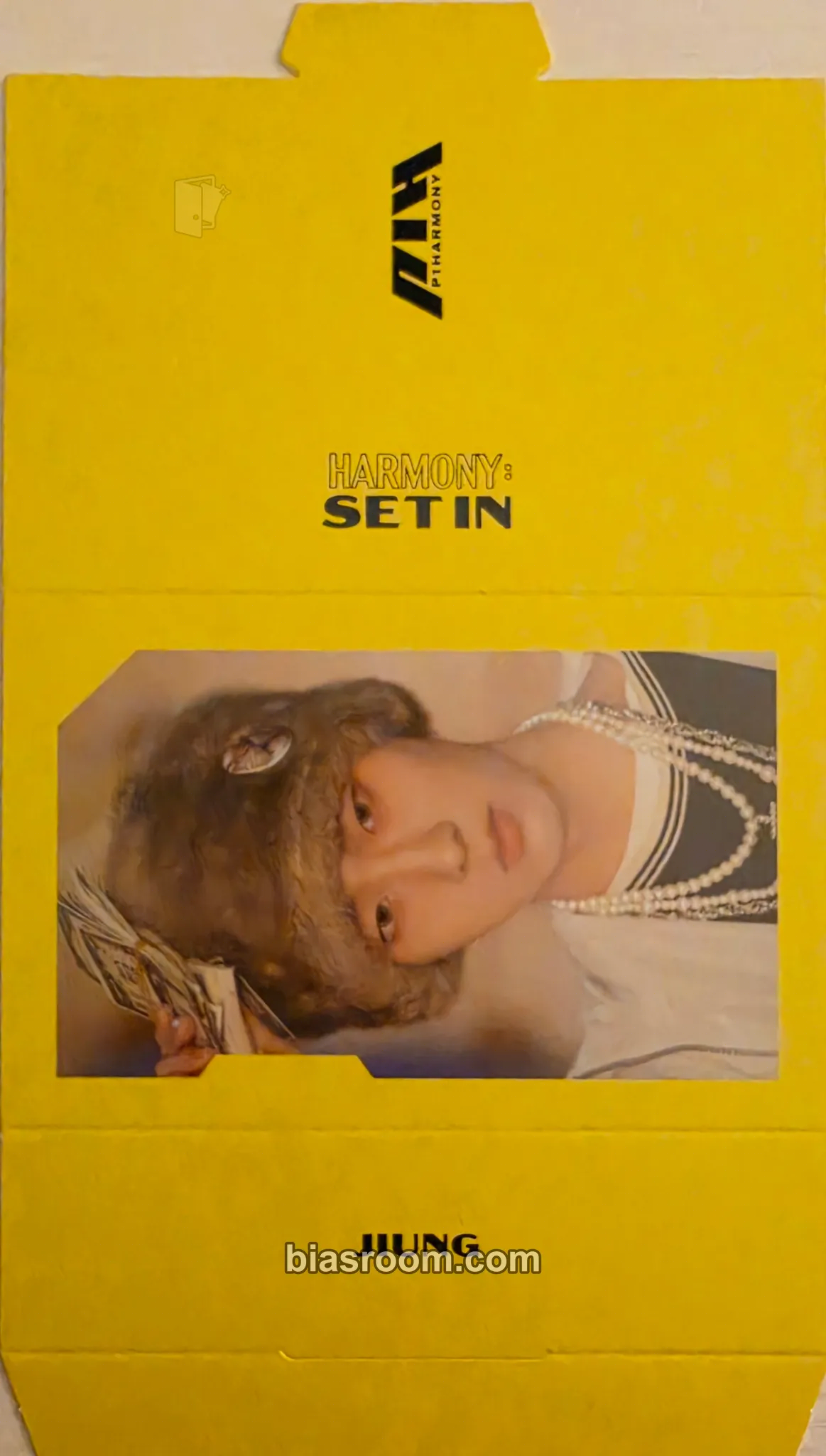Jiung Harmony: Set In Photocard - P1Harmony - P1Harmony K-pop photocard