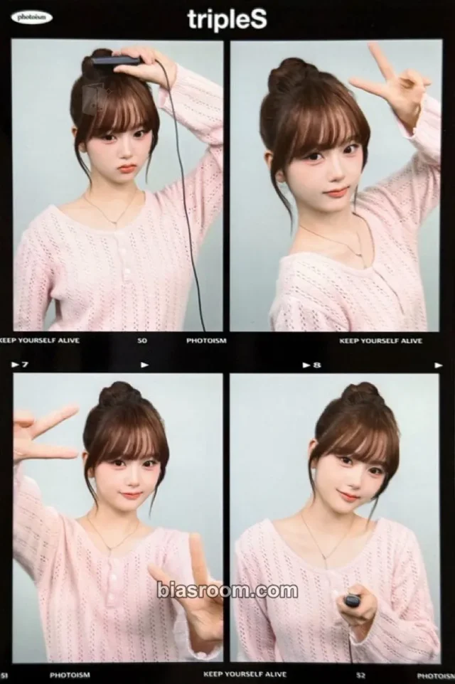 tripleS - Seoah - LOVE&POP pt.1 Album snapism brand collaboration 4 cut photo