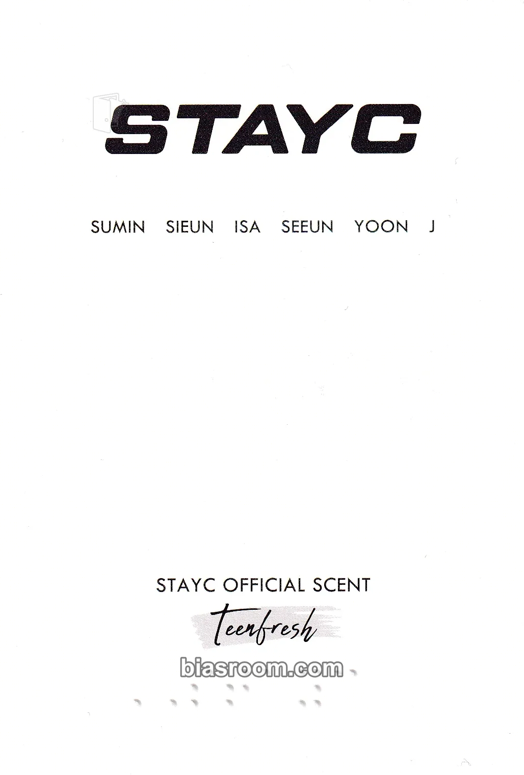 Star To A Young Culture Photocard - STAYC - STAYC K-pop photocard