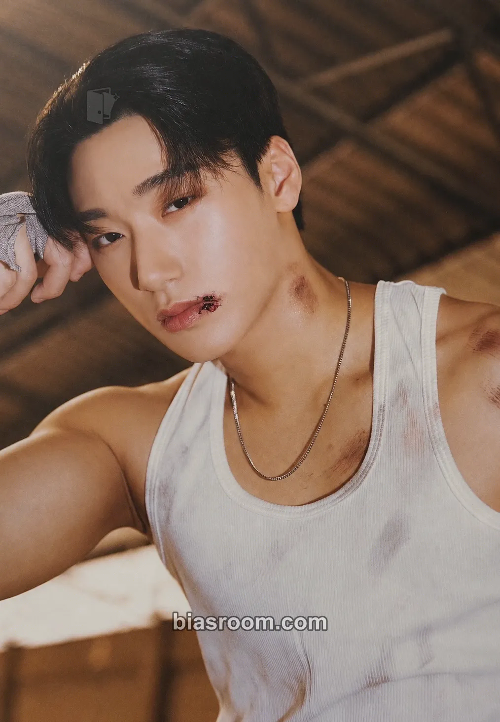 San THE WORLD EP.2 : OUTLAW Photocard - ATEEZ - ATEEZ K-pop photocard