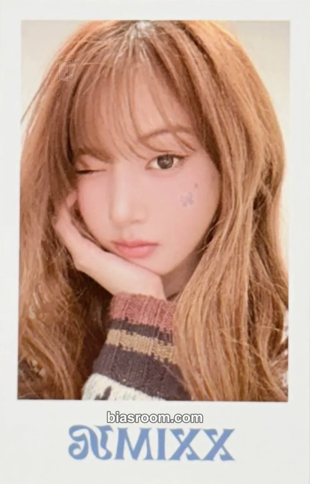 Jiwoo Blue Valentine Photocard - NMIXX - NMIXX K-pop photocard