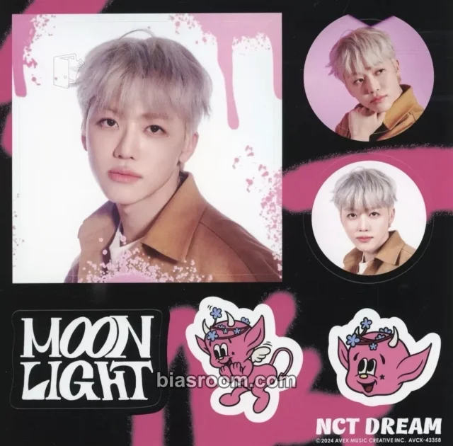 NCT DREAM - Jaemin - Moonlight Album sticker sheet album inclusion