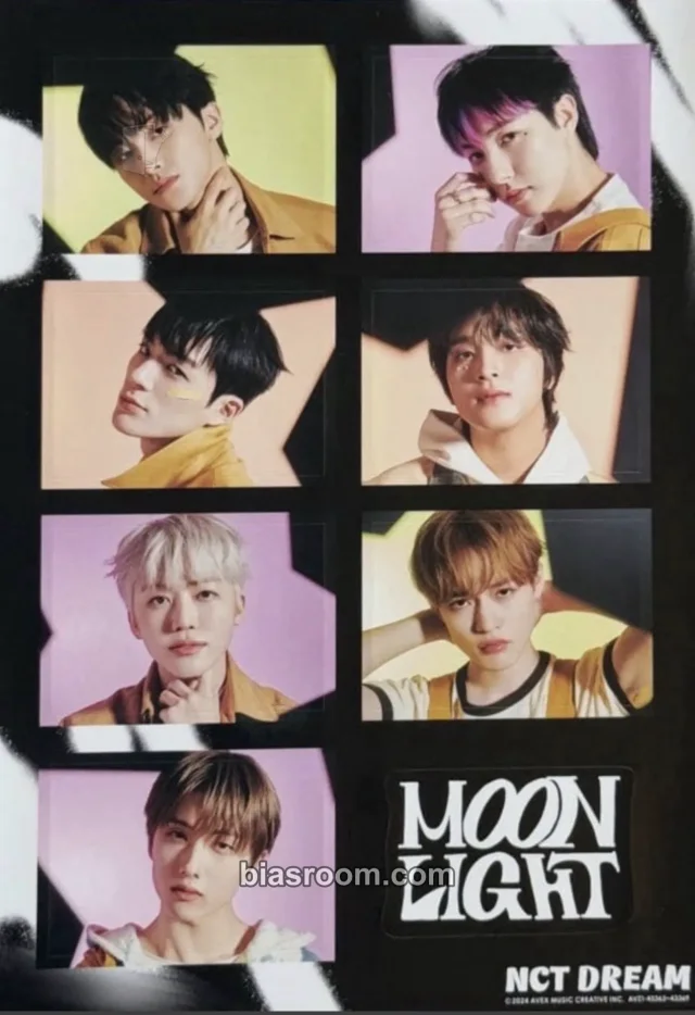 NCT DREAM - Moonlight Album sticker sheet album inclusion muddler version