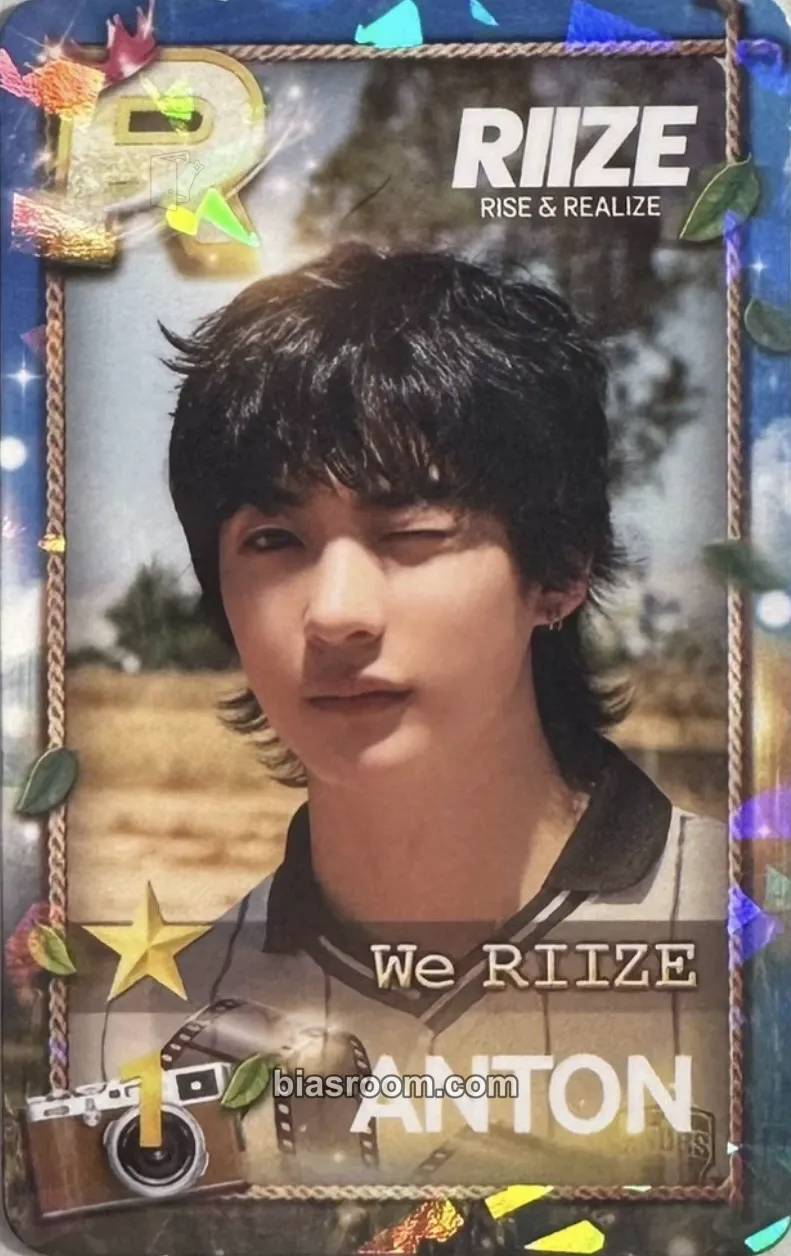 Anton RIIZE X SUPERSTAR SM Photocard - RIIZE - RIIZE K-pop photocard
