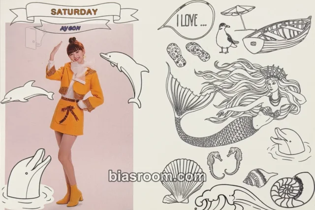 SATURDAY - Ayeon - Follow SATURDAY Album postcard