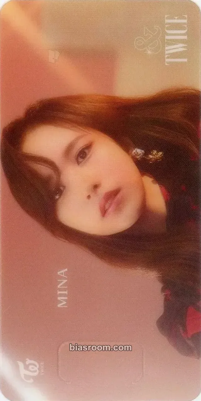 TWICE - Mina - &TWICE Album bookmark transparent/translucent hmv japan pob (pre-order benefit)