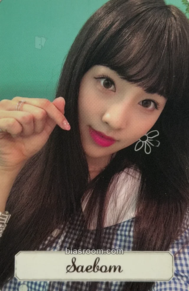 Nature - Saebom - Girls and Flowers Album album photocard