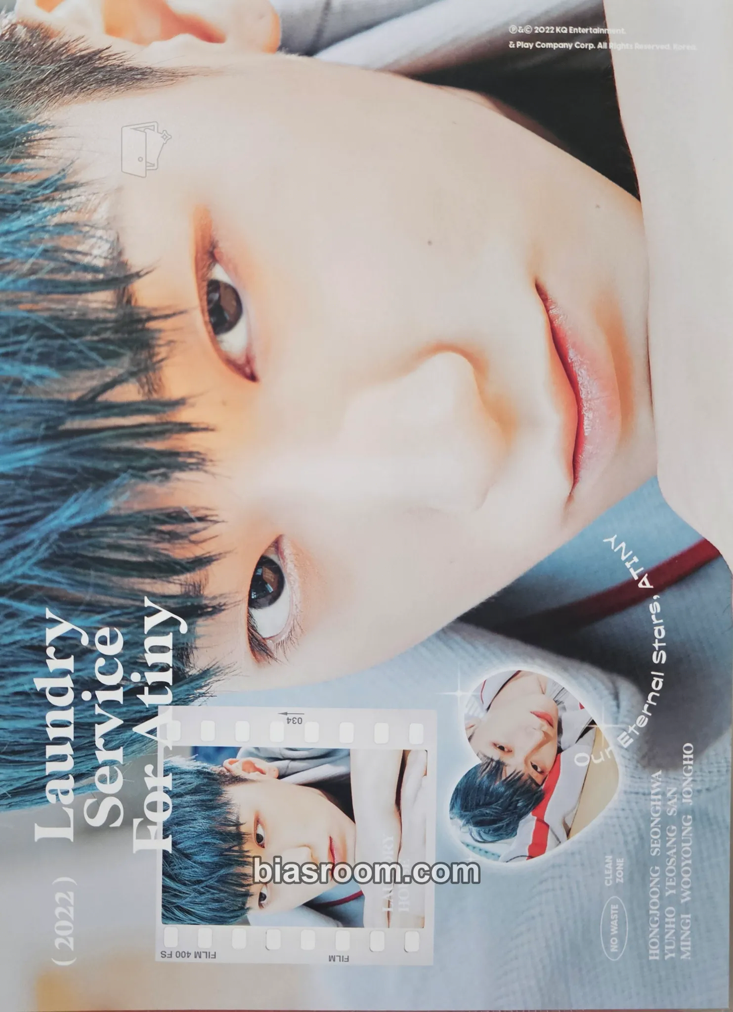 San 3rd Atiny Membership kit Photocard - ATEEZ - ATEEZ K-pop photocard
