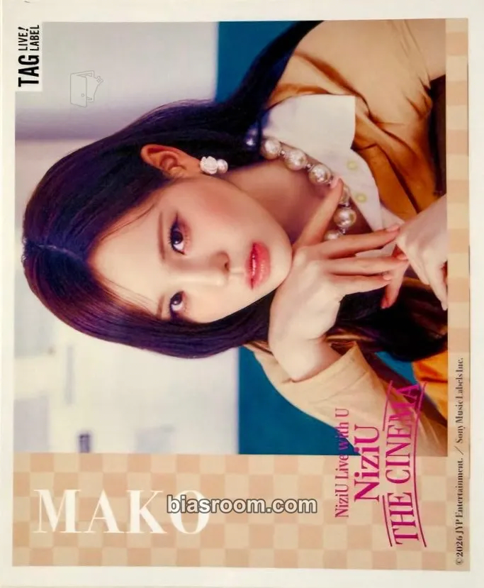 Mako Niziu x Tag Live Label cans wave 2 Photocard - NiziU - NiziU K-pop photocard