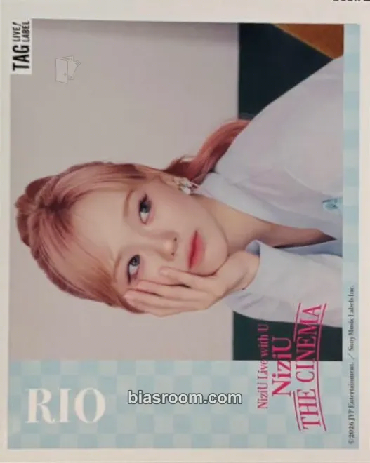 Rio Niziu x Tag Live Label cans wave 2 Photocard - NiziU - NiziU K-pop photocard