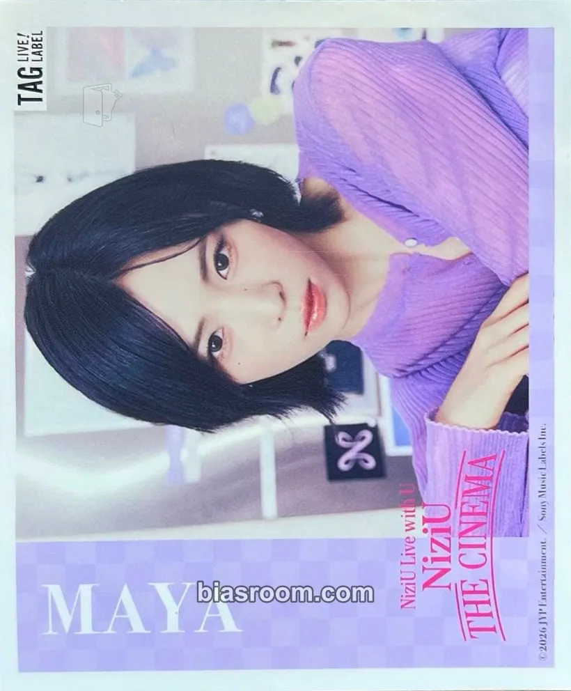Maya Niziu x Tag Live Label cans wave 2 Photocard - NiziU - NiziU K-pop photocard