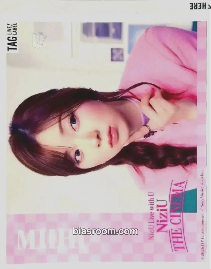 Miihi Niziu x Tag Live Label cans wave 2 Photocard - NiziU - NiziU K-pop photocard
