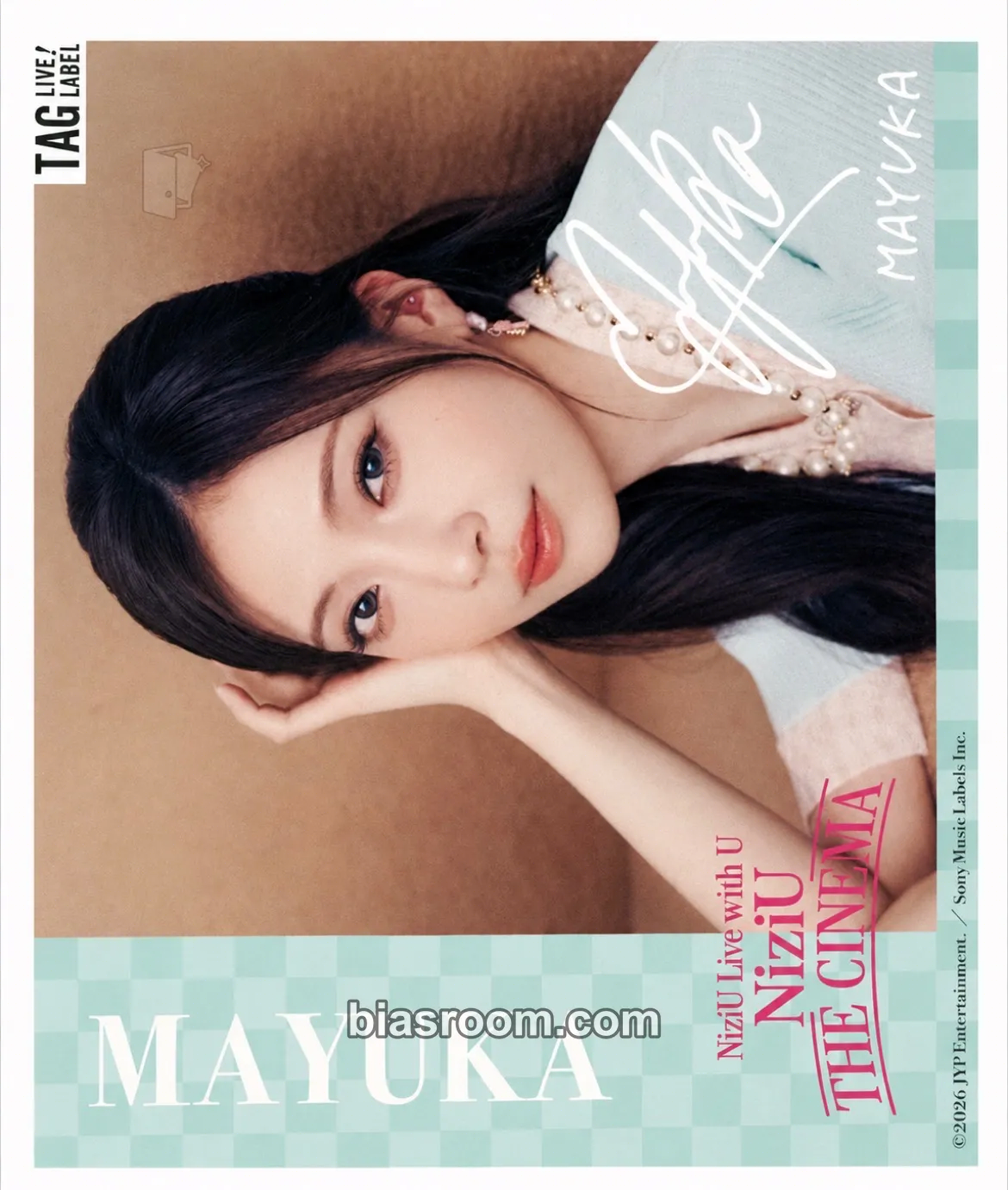 Mayuka Niziu x Tag Live Label cans wave 2 Photocard - NiziU - NiziU K-pop photocard