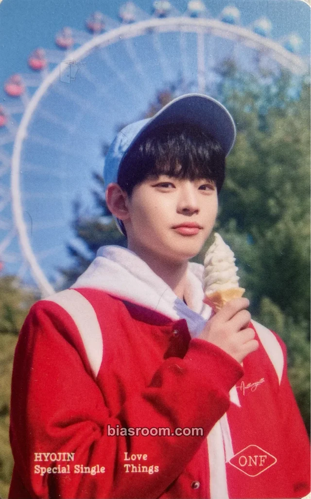 ONF - Hyojin - Love Things Album poca album album photocard pvc card qr card