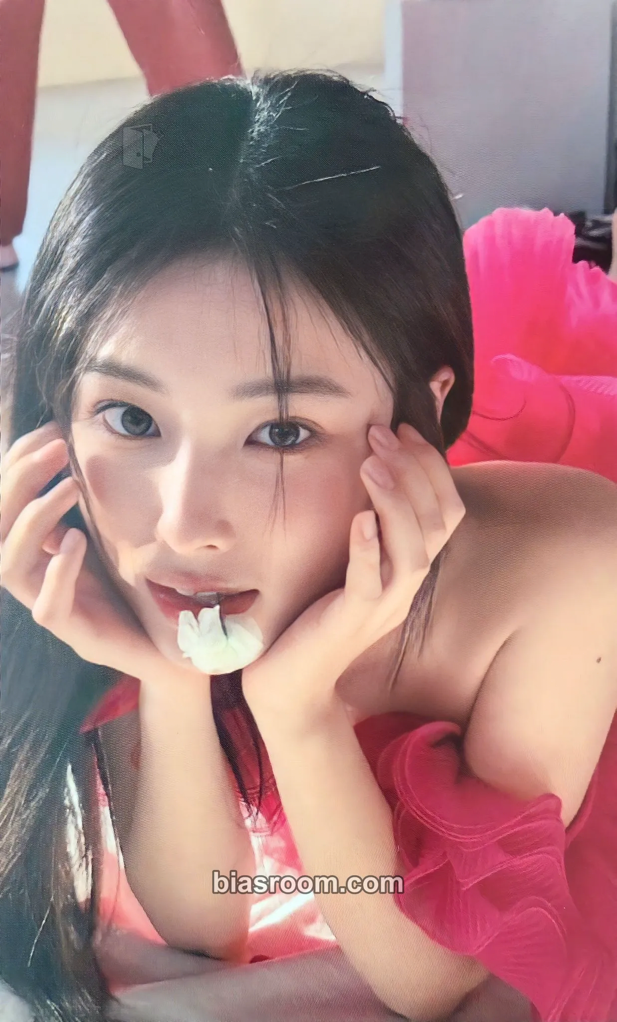 Hyewon 2023 Season’s Greetings - Fleur Photocard - Kang Hyewon - Kang Hyewon K-pop photocard