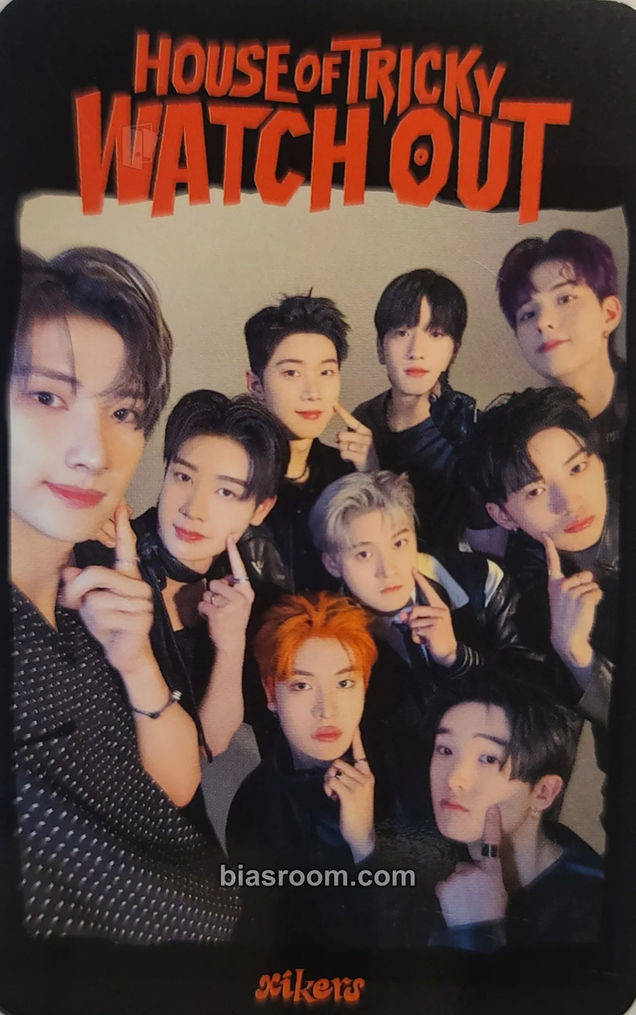 HOUSE OF TRICKY : WATCH OUT Photocard - xikers - xikers K-pop photocard