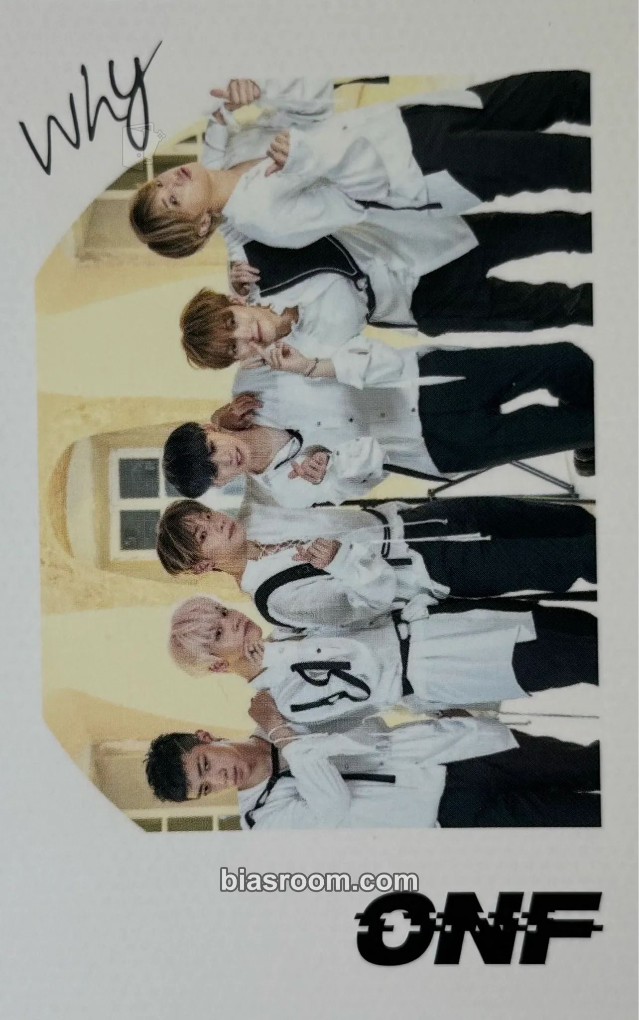 GO LIVE Photocard - ONF - ONF K-pop photocard