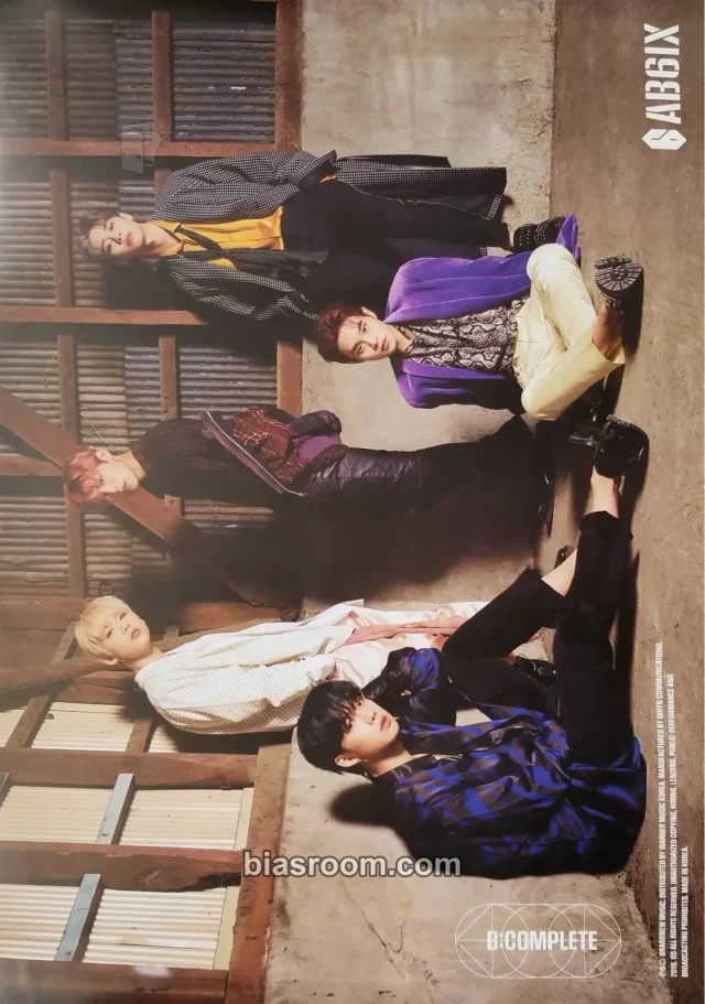 AB6IX - B:COMPLETE Album first press only horizontal poster X version