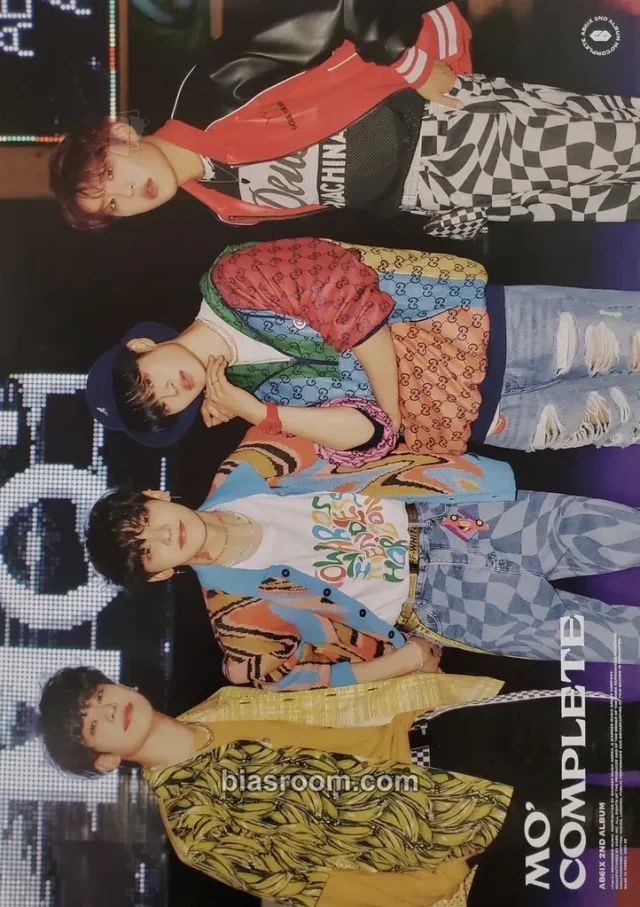 AB6IX - MO’ COMPLETE Album poster horizontal first press only X version