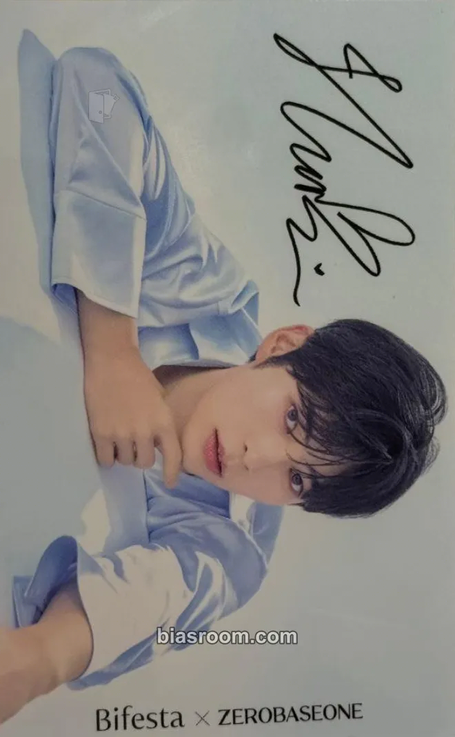 Hanbin ZB1 x Bifesta Photocard - ZEROBASEONE - ZEROBASEONE K-pop photocard