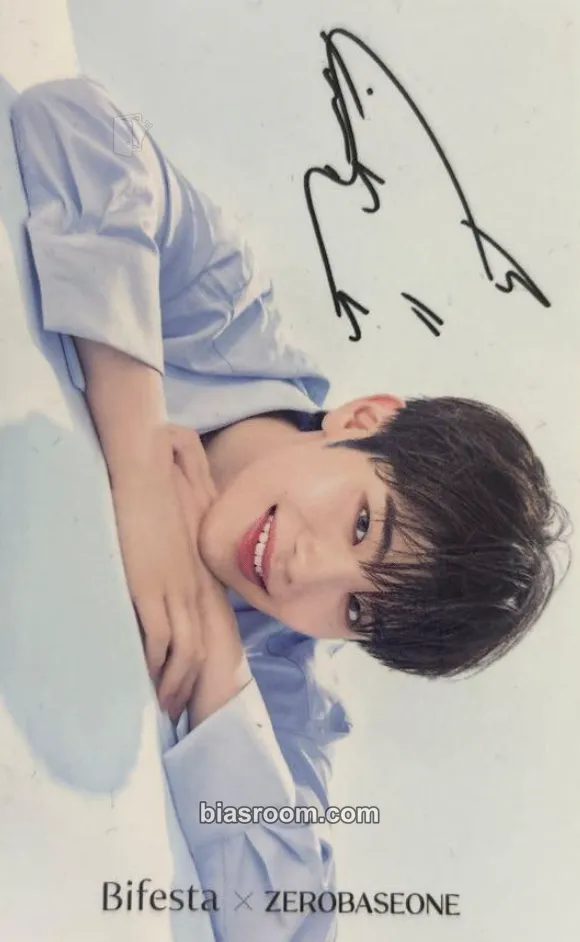 Taerae ZB1 x Bifesta Photocard - ZEROBASEONE - ZEROBASEONE K-pop photocard