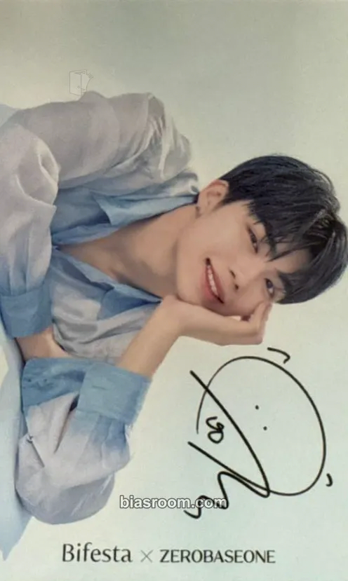 Gunwook ZB1 x Bifesta Photocard - ZEROBASEONE - ZEROBASEONE K-pop photocard