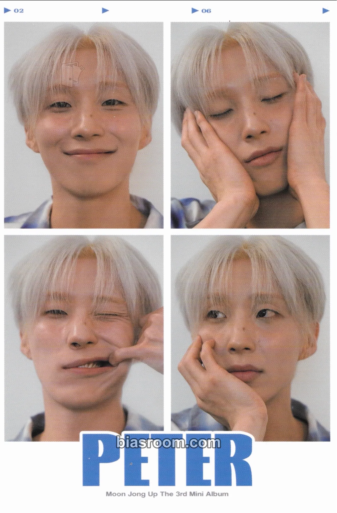 Jongup PETER (Jongup Solo) Photocard - BANG&JUNG&YOO&MOON - BANG&JUNG&YOO&MOON K-pop photocard