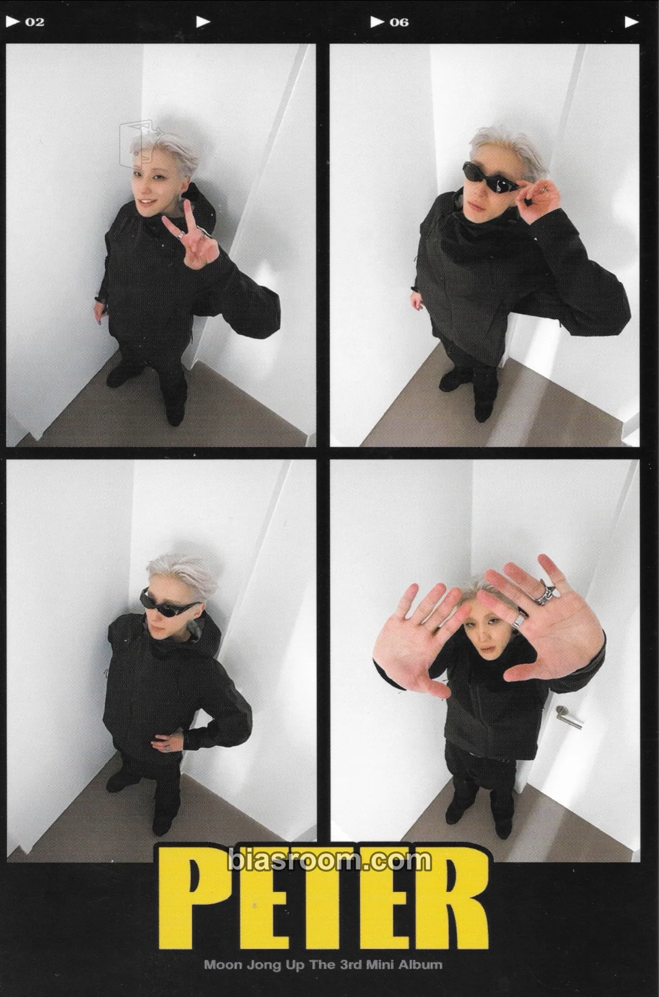 Jongup PETER (Jongup Solo) Photocard - BANG&JUNG&YOO&MOON - BANG&JUNG&YOO&MOON K-pop photocard