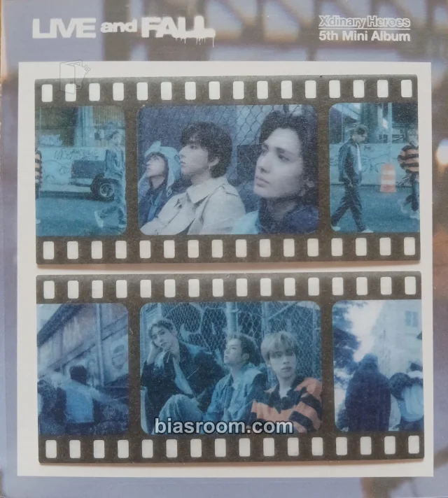 Xdinary Heroes - Live and Fall Album pob (pre-order benefit) film strip sticker photobook version first press only