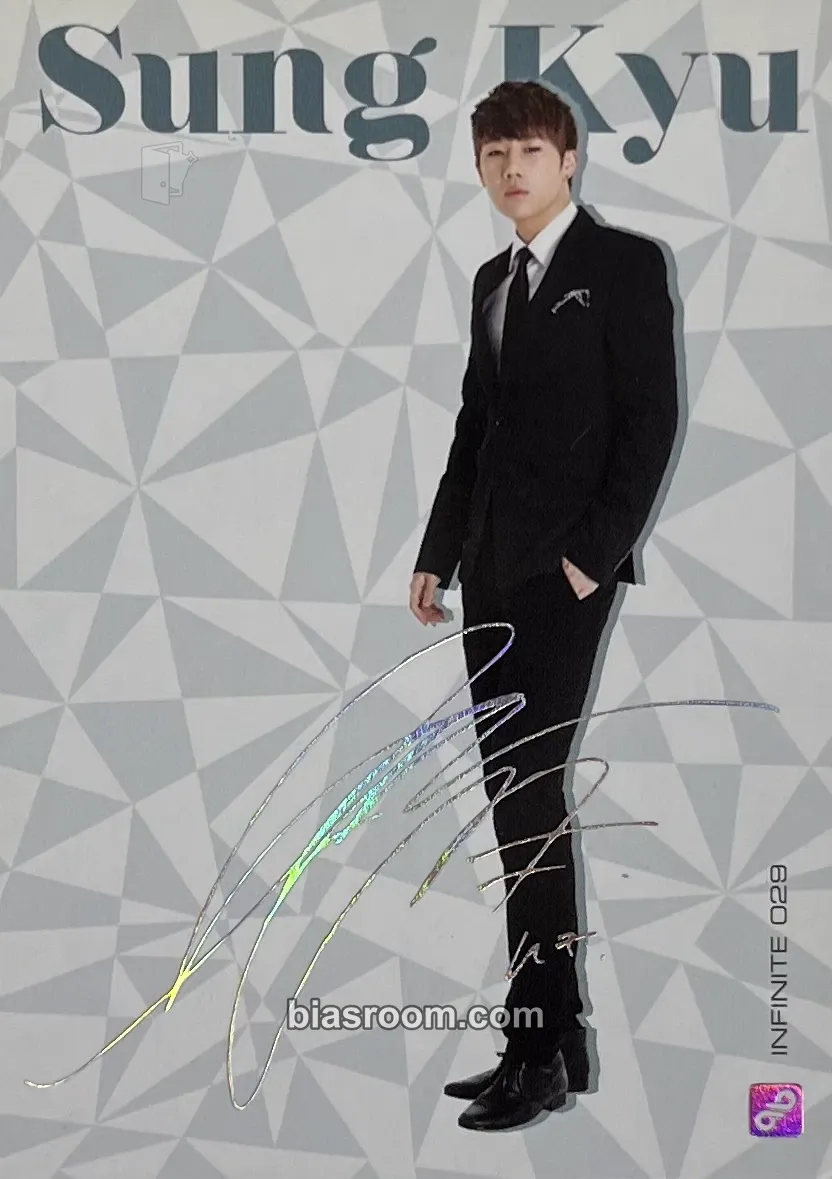 Sungkyu INFINITE <Lucky Guys> Official Collection Card Vol. 1 Photocard - INFINITE - INFINITE K-pop photocard