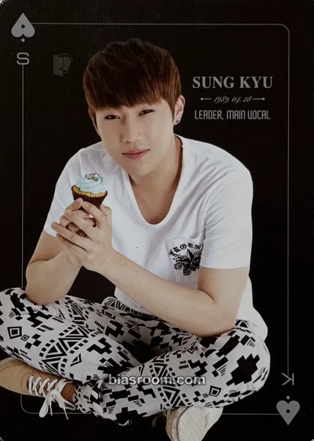 INFINITE - Sungkyu - INFINITE <Lucky Guys> Official Collection Card Vol. 1 Other trading card set trading card