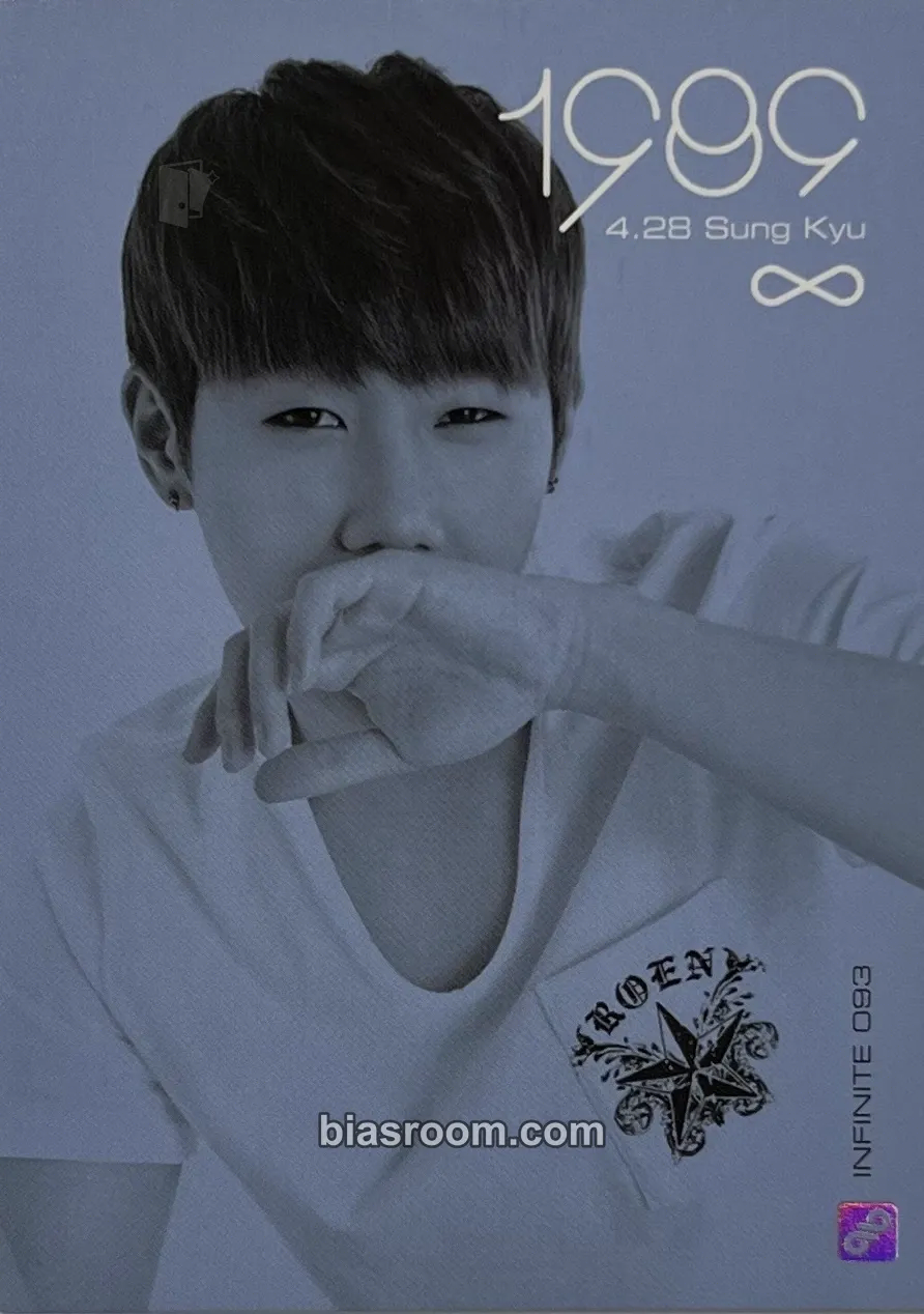 Sungkyu INFINITE <Lucky Guys> Official Collection Card Vol. 1 Photocard - INFINITE - INFINITE K-pop photocard