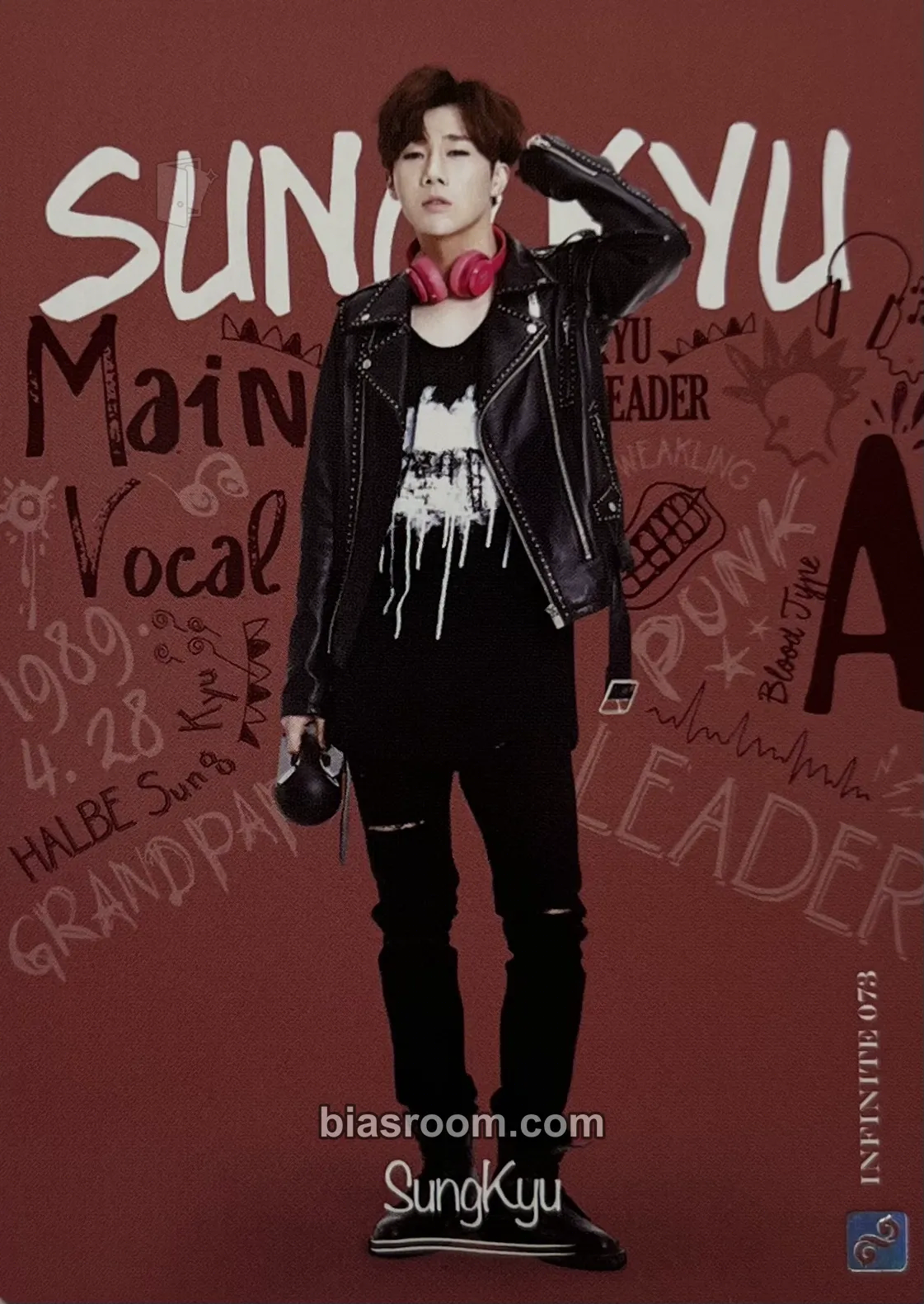 Sungkyu INFINITE <Space: The Arts> Official Collection Card Vol. 2 Photocard - INFINITE - INFINITE K-pop photocard