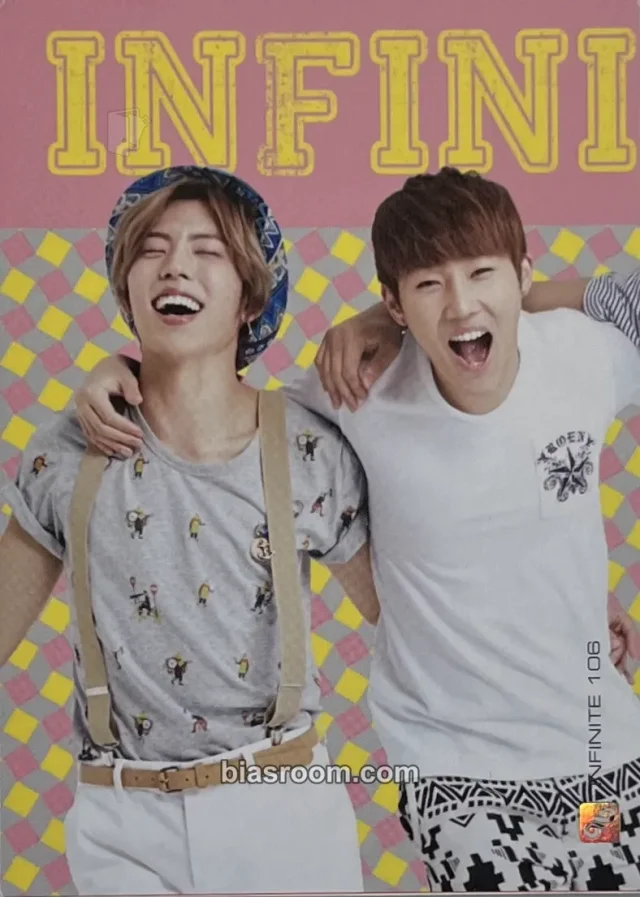 INFINITE - Sungkyu & Dongwoo & Woohyun - INFINITE <Lucky Guys> Official Collection Card Vol. 1 Other trading card trading card set