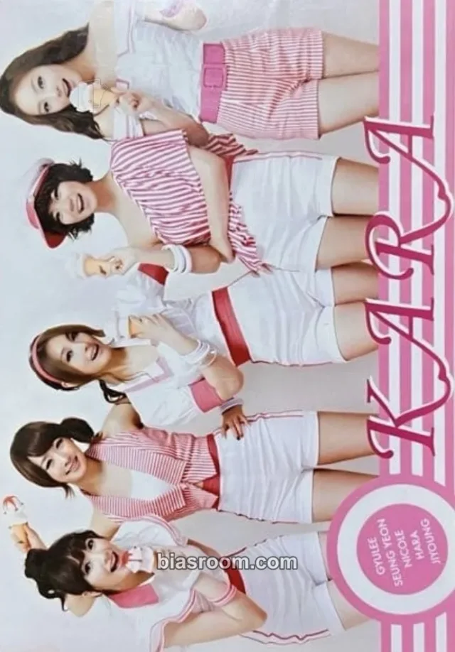 KARA - Go Go Summer! Album postcard postcard set horizontal