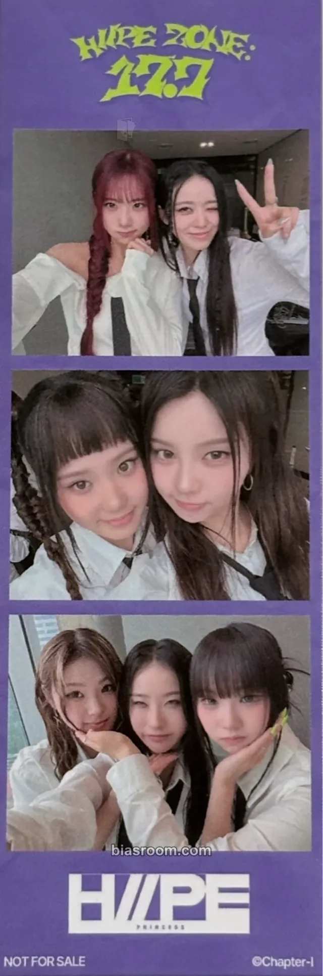 H//PE PRINCESS - 1st Fanmeeting Hiipe Zone: 17.7 in Japan Event film strip fan meeting entrance / attendance benefit