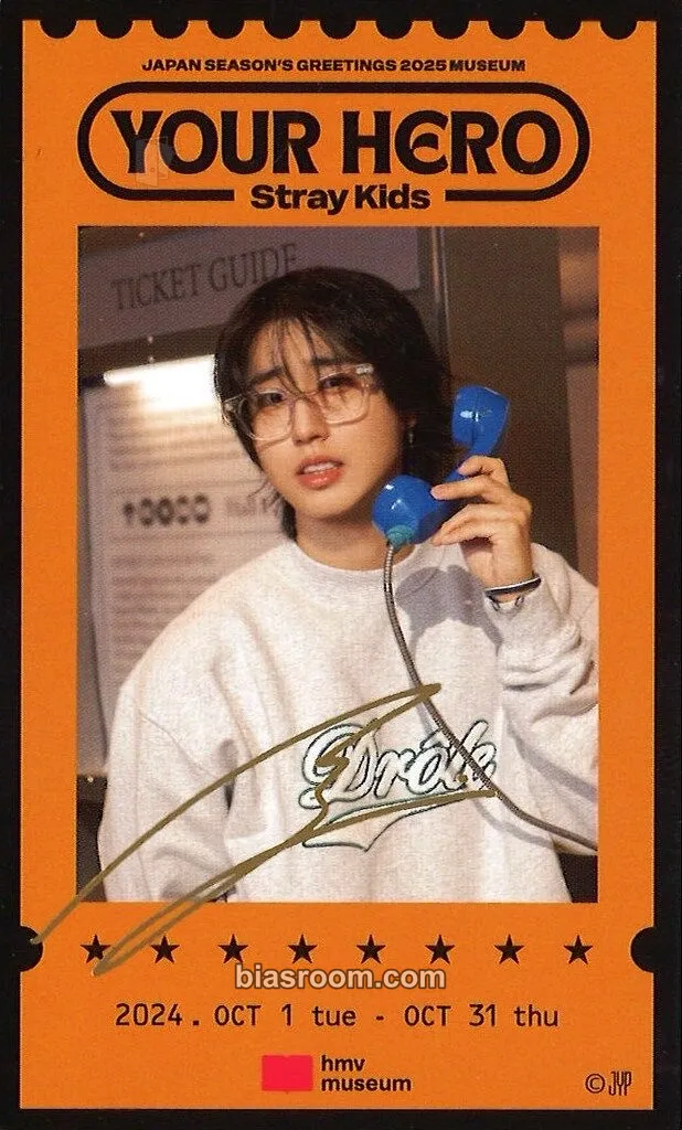 HAN 2025 Japan Season's Greetings - Your Hero Photocard - Stray Kids - Stray Kids K-pop photocard